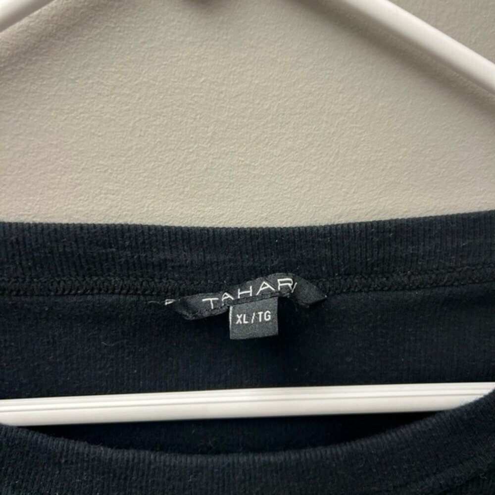 Tahari‎ Black Ribbed Tank Top - Picture 3 of 4